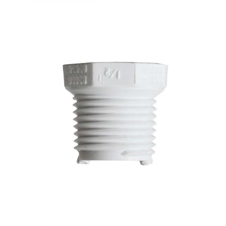 Thrifco Plumbing 3/4 Inch x 1/4 Inch Threaded x Threaded PVC Bushing SCH 40 8113562